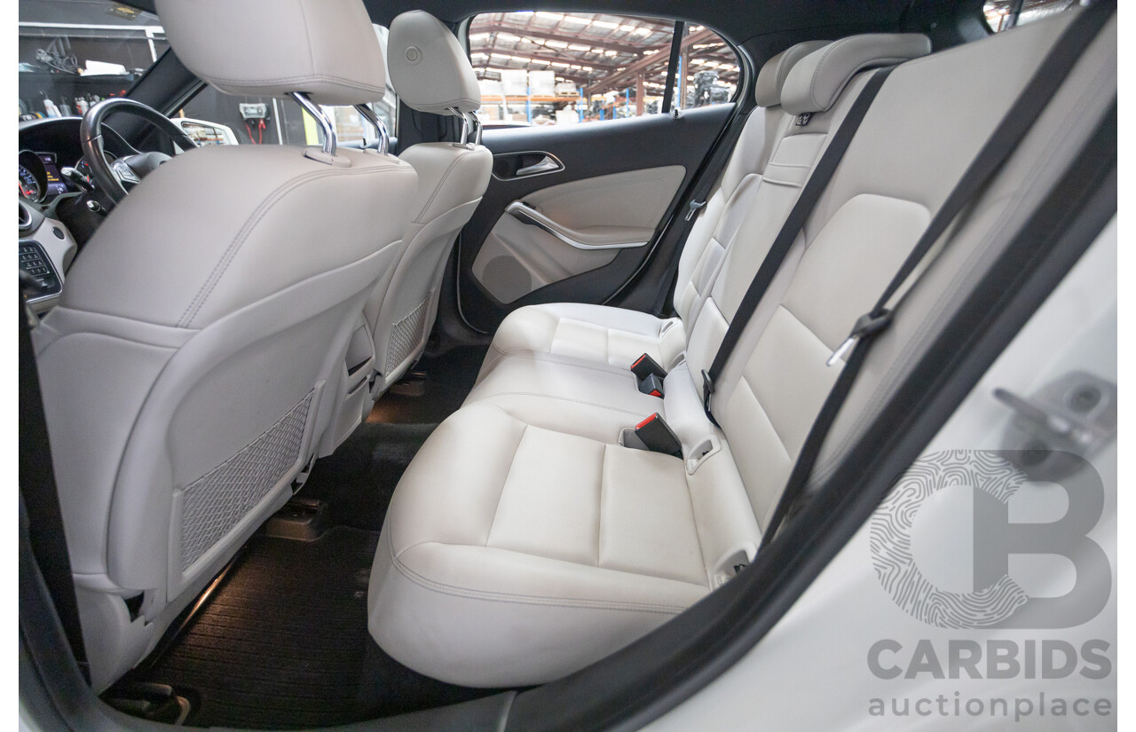 8/2016 Mercedes-Benz GLA 180 X156 MY16 4D Wagon Calcite White Turbo 1.6L