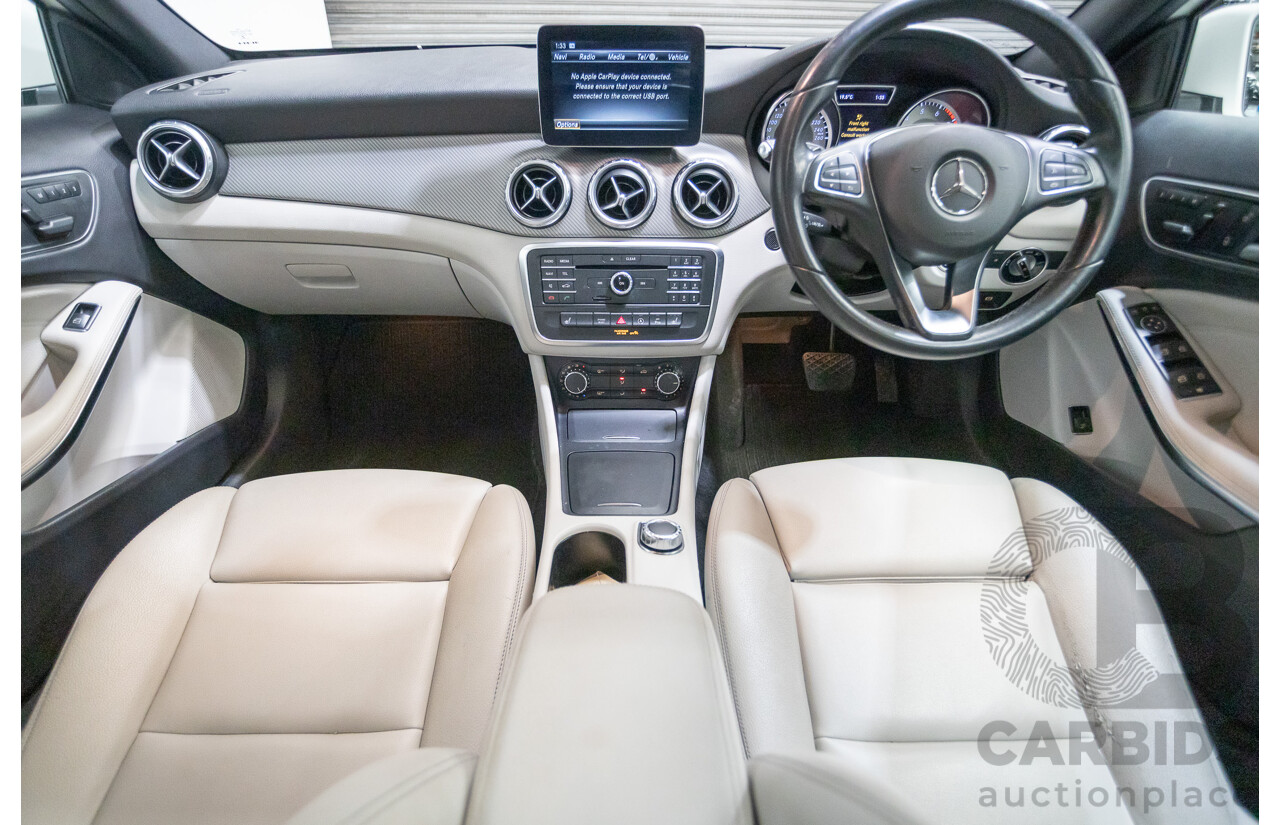 8/2016 Mercedes-Benz GLA 180 X156 MY16 4D Wagon Calcite White Turbo 1.6L