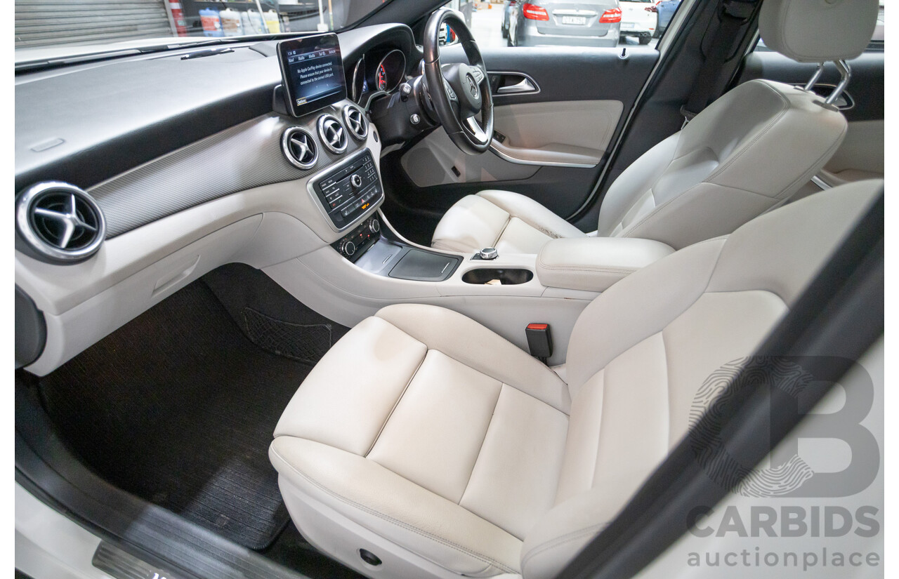 8/2016 Mercedes-Benz GLA 180 X156 MY16 4D Wagon Calcite White Turbo 1.6L