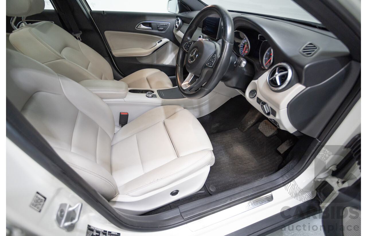 8/2016 Mercedes-Benz GLA 180 X156 MY16 4D Wagon Calcite White Turbo 1.6L