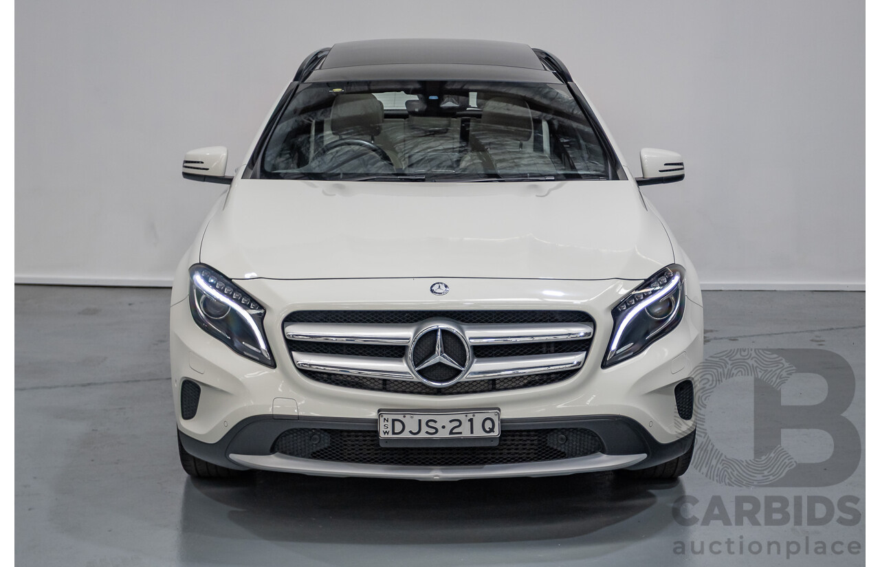8/2016 Mercedes-Benz GLA 180 X156 MY16 4D Wagon Calcite White Turbo 1.6L