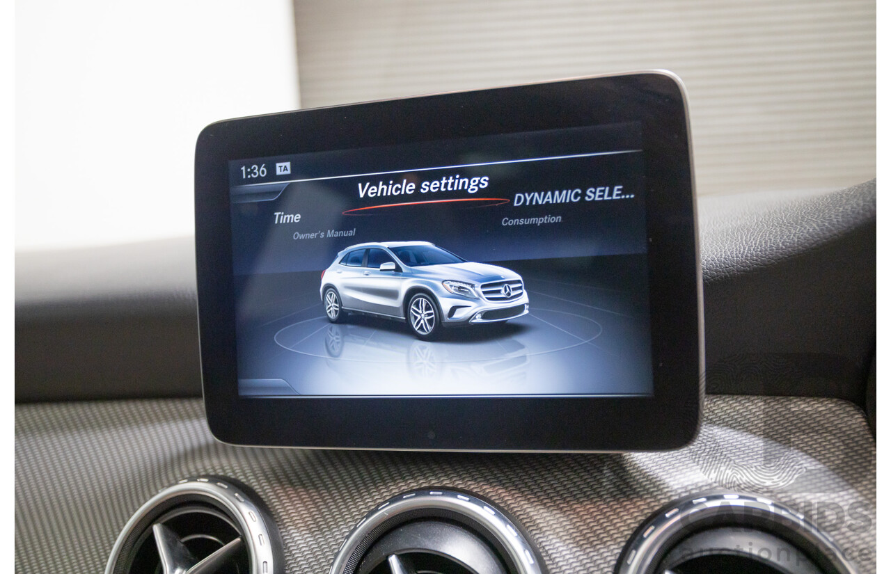 8/2016 Mercedes-Benz GLA 180 X156 MY16 4D Wagon Calcite White Turbo 1.6L