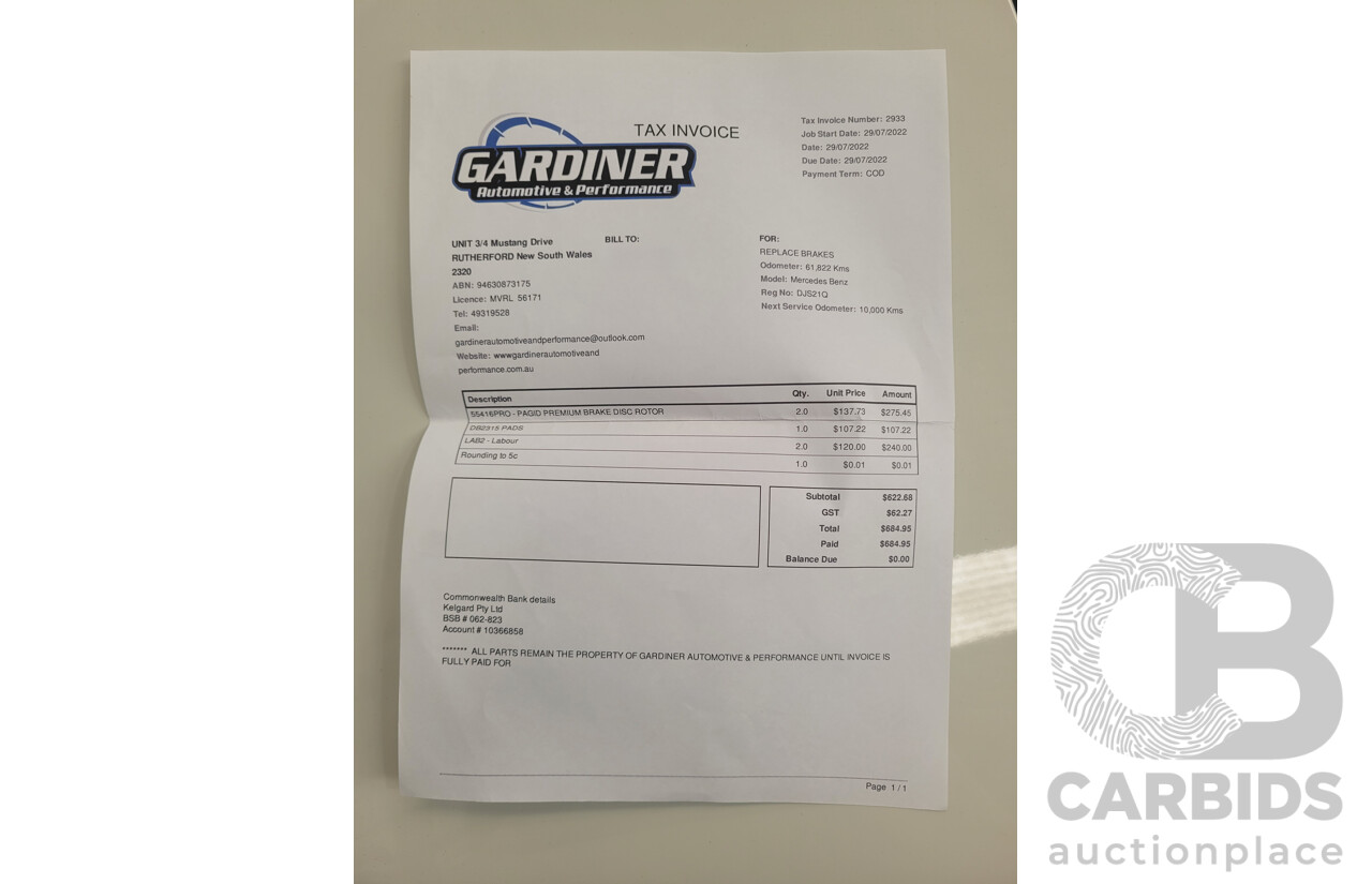 8/2016 Mercedes-Benz GLA 180 X156 MY16 4D Wagon Calcite White Turbo 1.6L