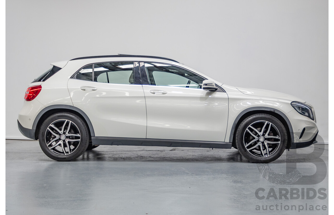 8/2016 Mercedes-Benz GLA 180 X156 MY16 4D Wagon Calcite White Turbo 1.6L