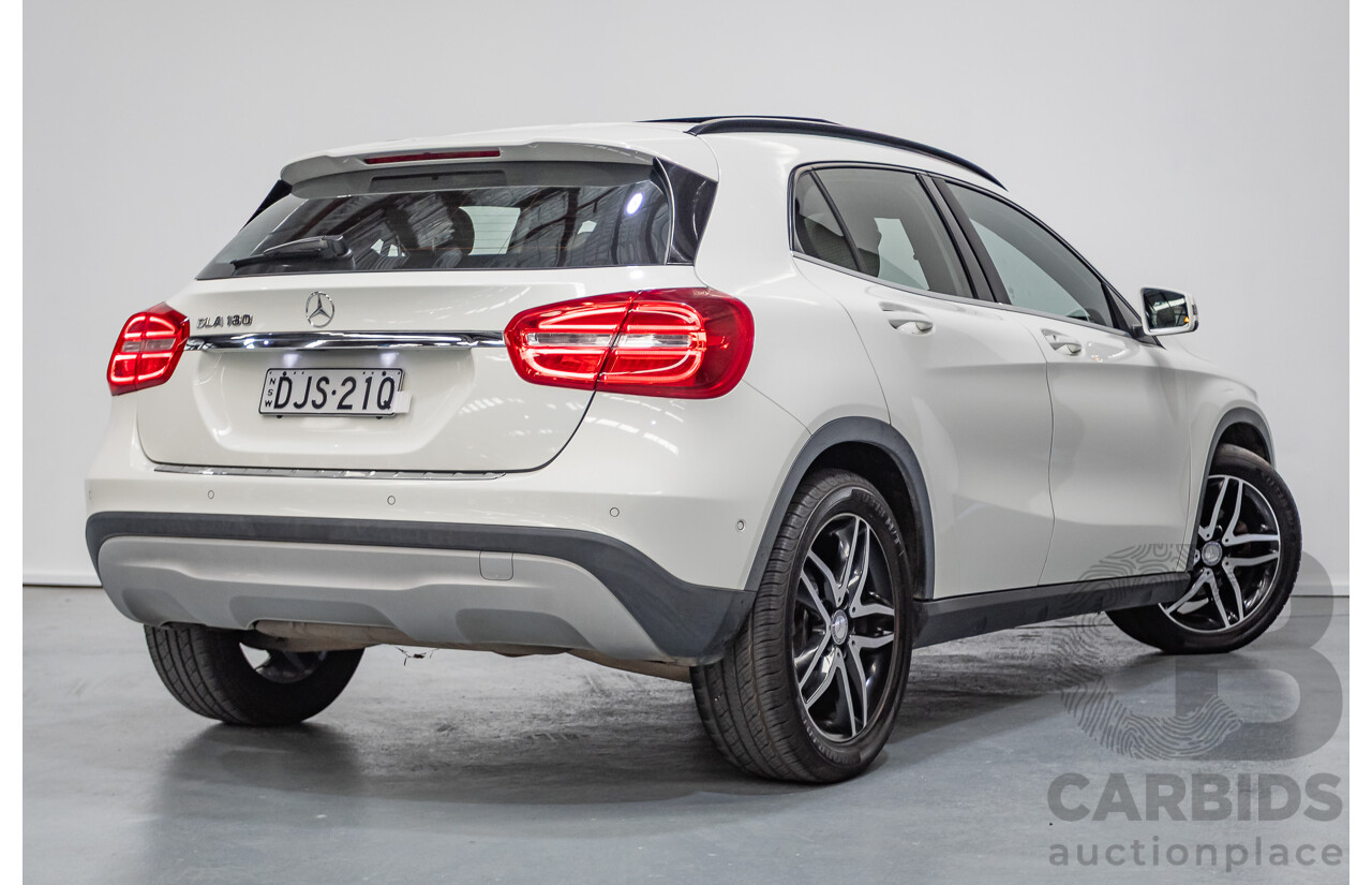 8/2016 Mercedes-Benz GLA 180 X156 MY16 4D Wagon Calcite White Turbo 1.6L