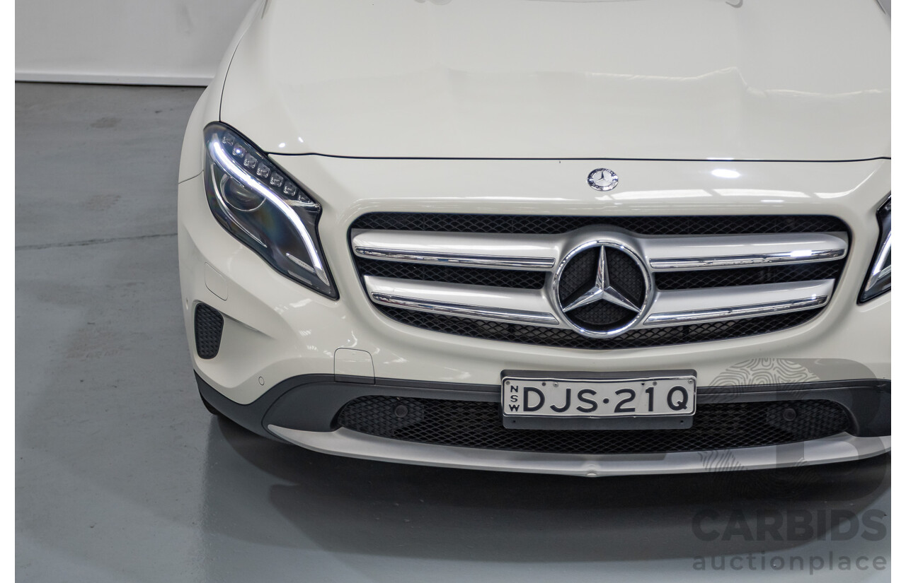 8/2016 Mercedes-Benz GLA 180 X156 MY16 4D Wagon Calcite White Turbo 1.6L