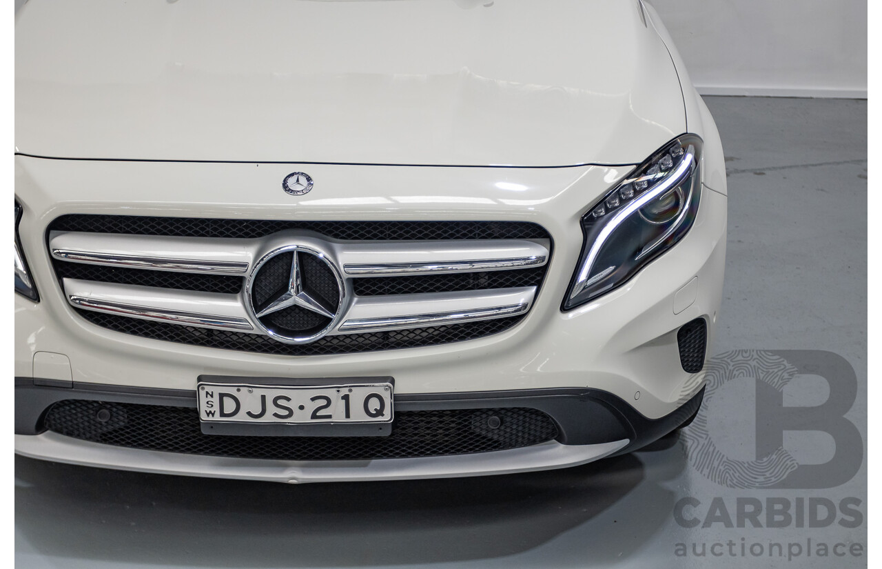 8/2016 Mercedes-Benz GLA 180 X156 MY16 4D Wagon Calcite White Turbo 1.6L