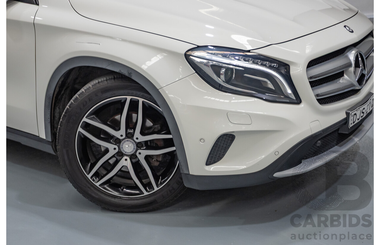 8/2016 Mercedes-Benz GLA 180 X156 MY16 4D Wagon Calcite White Turbo 1.6L