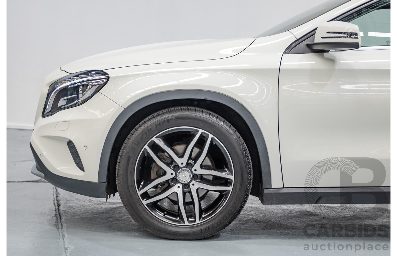 8/2016 Mercedes-Benz GLA 180 X156 MY16 4D Wagon Calcite White Turbo 1.6L
