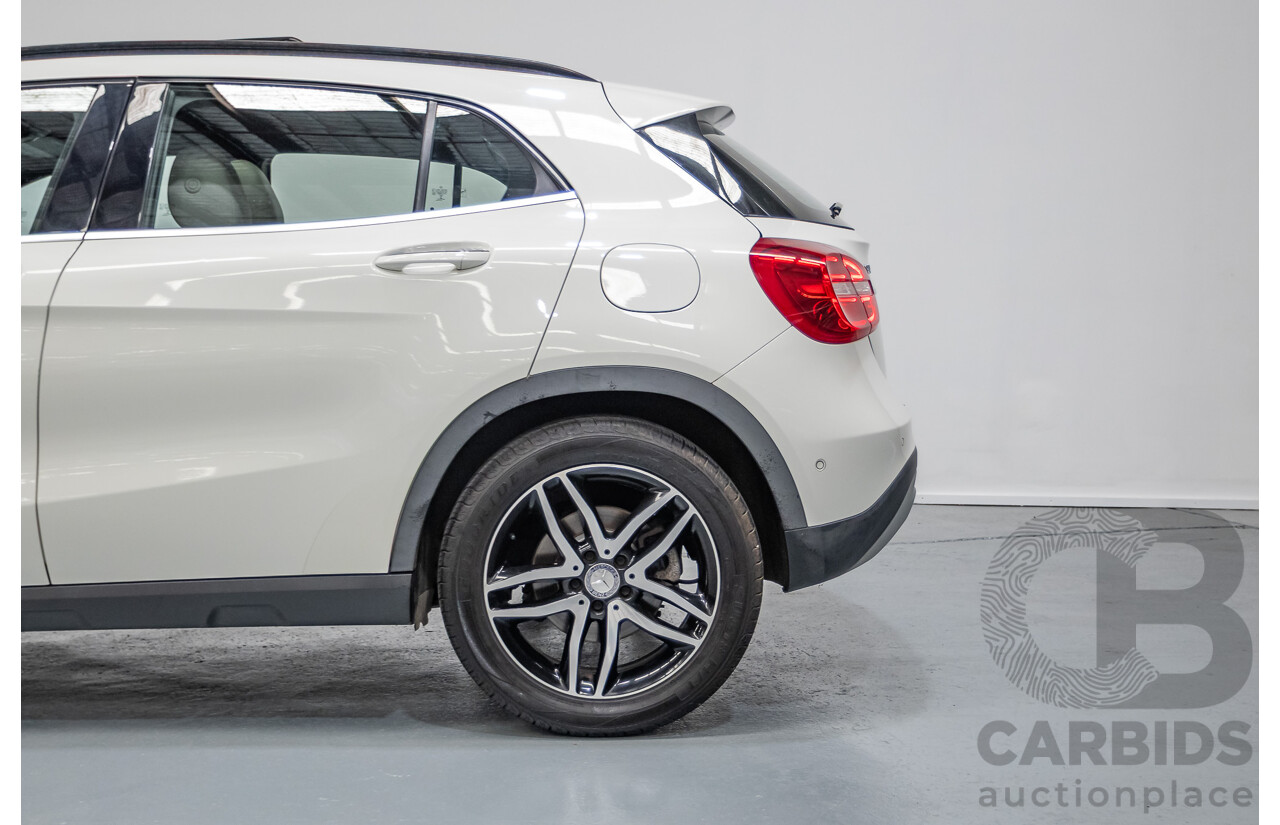 8/2016 Mercedes-Benz GLA 180 X156 MY16 4D Wagon Calcite White Turbo 1.6L