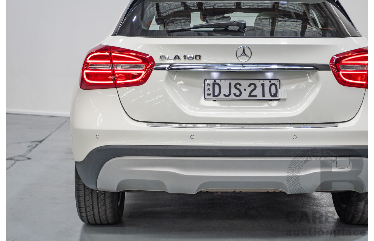 8/2016 Mercedes-Benz GLA 180 X156 MY16 4D Wagon Calcite White Turbo 1.6L