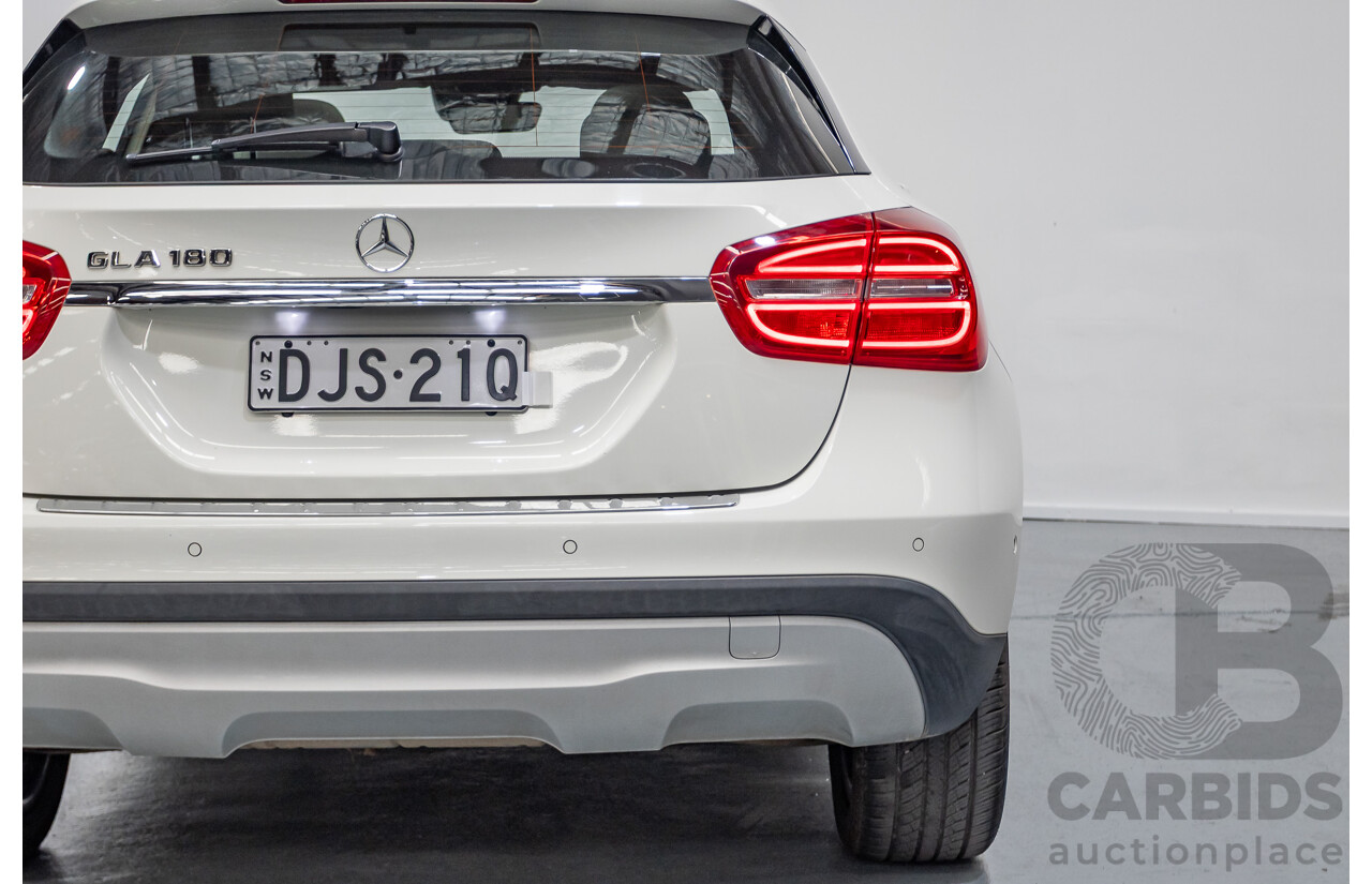 8/2016 Mercedes-Benz GLA 180 X156 MY16 4D Wagon Calcite White Turbo 1.6L