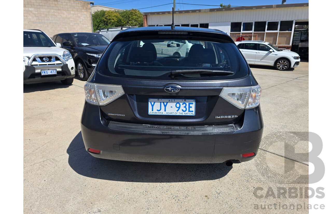 9/2010 Subaru Impreza R (AWD) MY11 5d Hatchback Black 2.0L