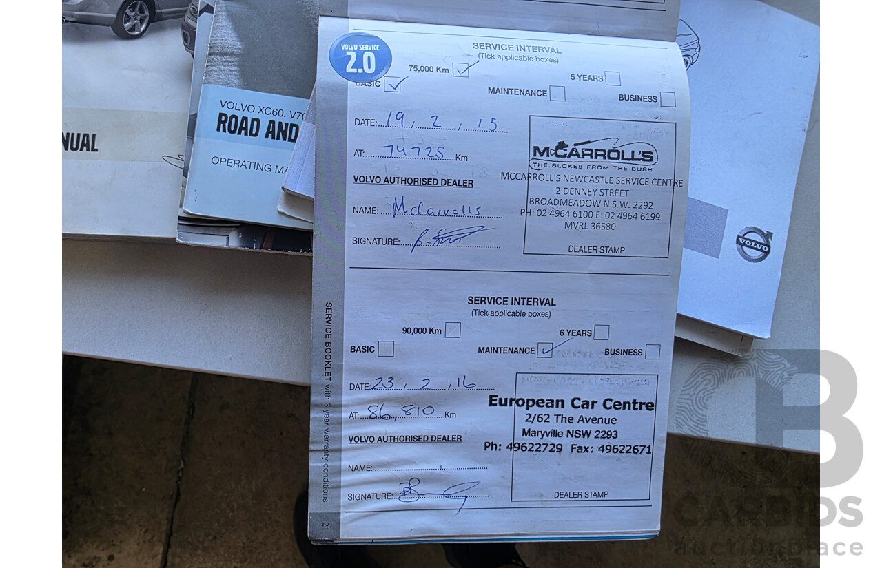 6/2010 Volvo XC70 D5 BZ MY10 4d Wagon Seashell Silver Metallic Turbo Diesel 2.4L