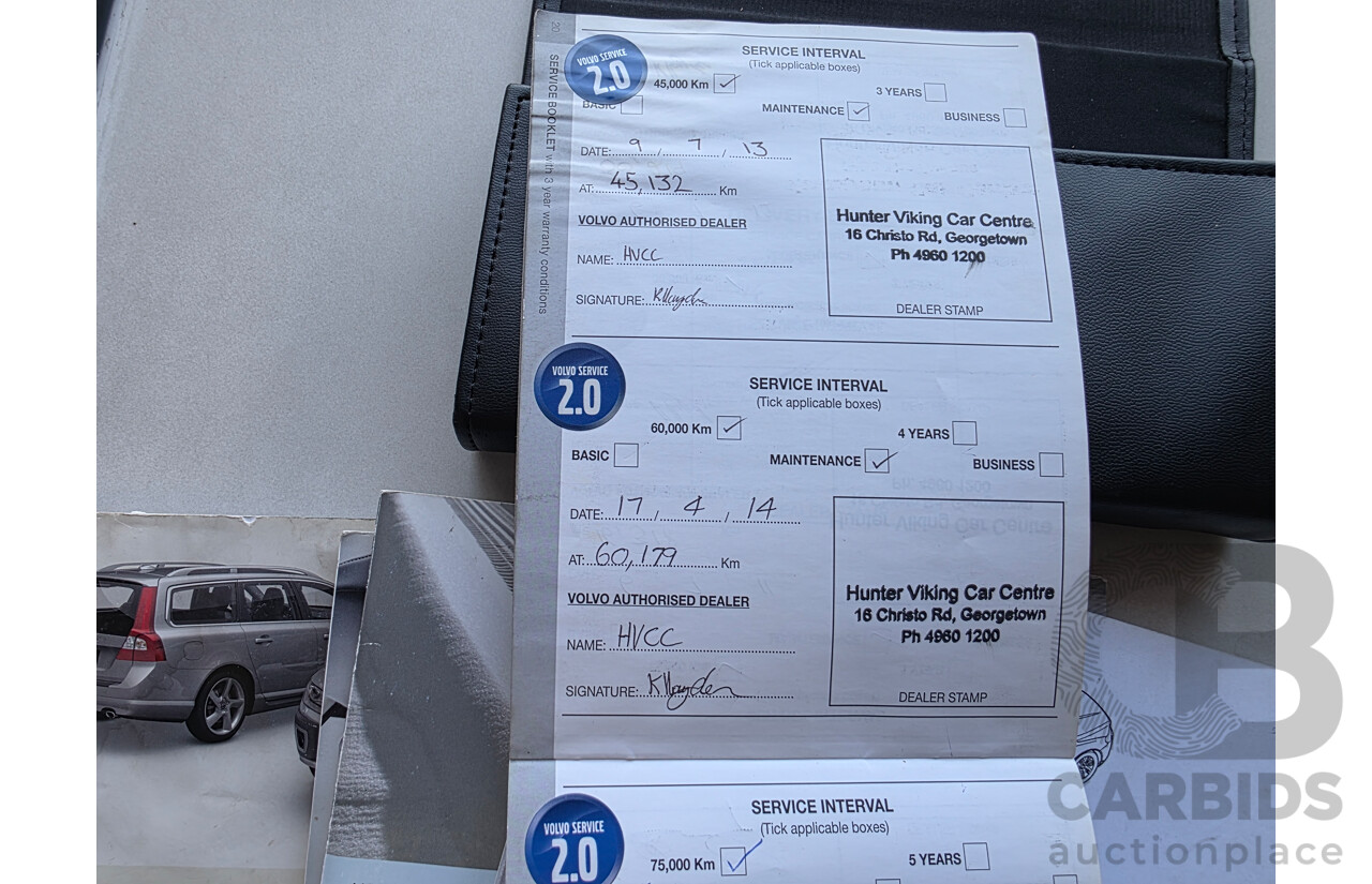 6/2010 Volvo XC70 D5 BZ MY10 4d Wagon Seashell Silver Metallic Turbo Diesel 2.4L