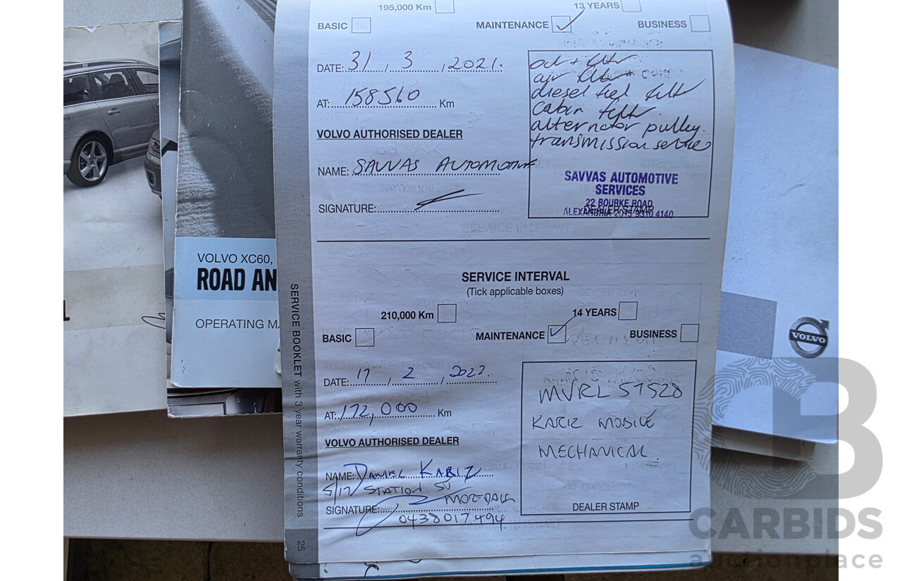 6/2010 Volvo XC70 D5 BZ MY10 4d Wagon Seashell Silver Metallic Turbo Diesel 2.4L