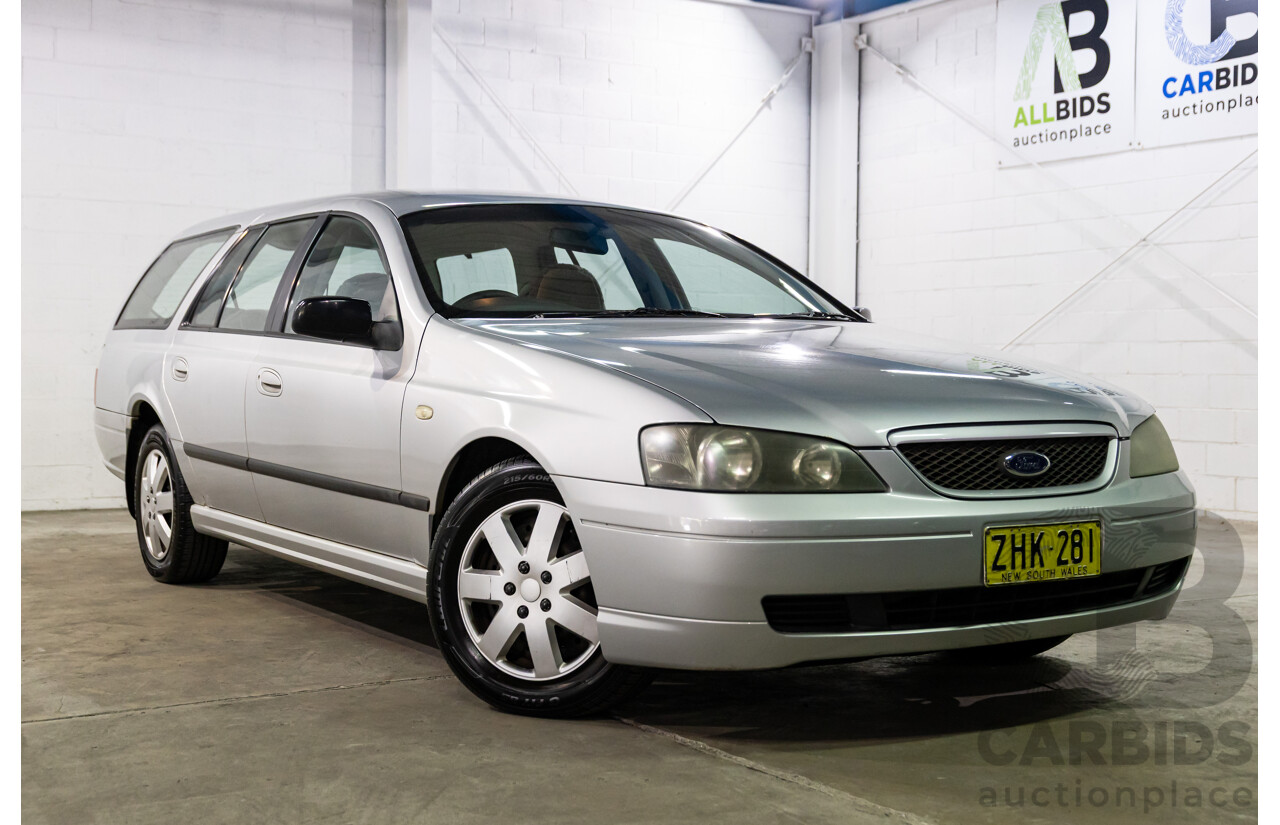 4/2004 Ford Falcon XT BA 4d Wagon Lightning Strike Silver Metallic 4.0L
