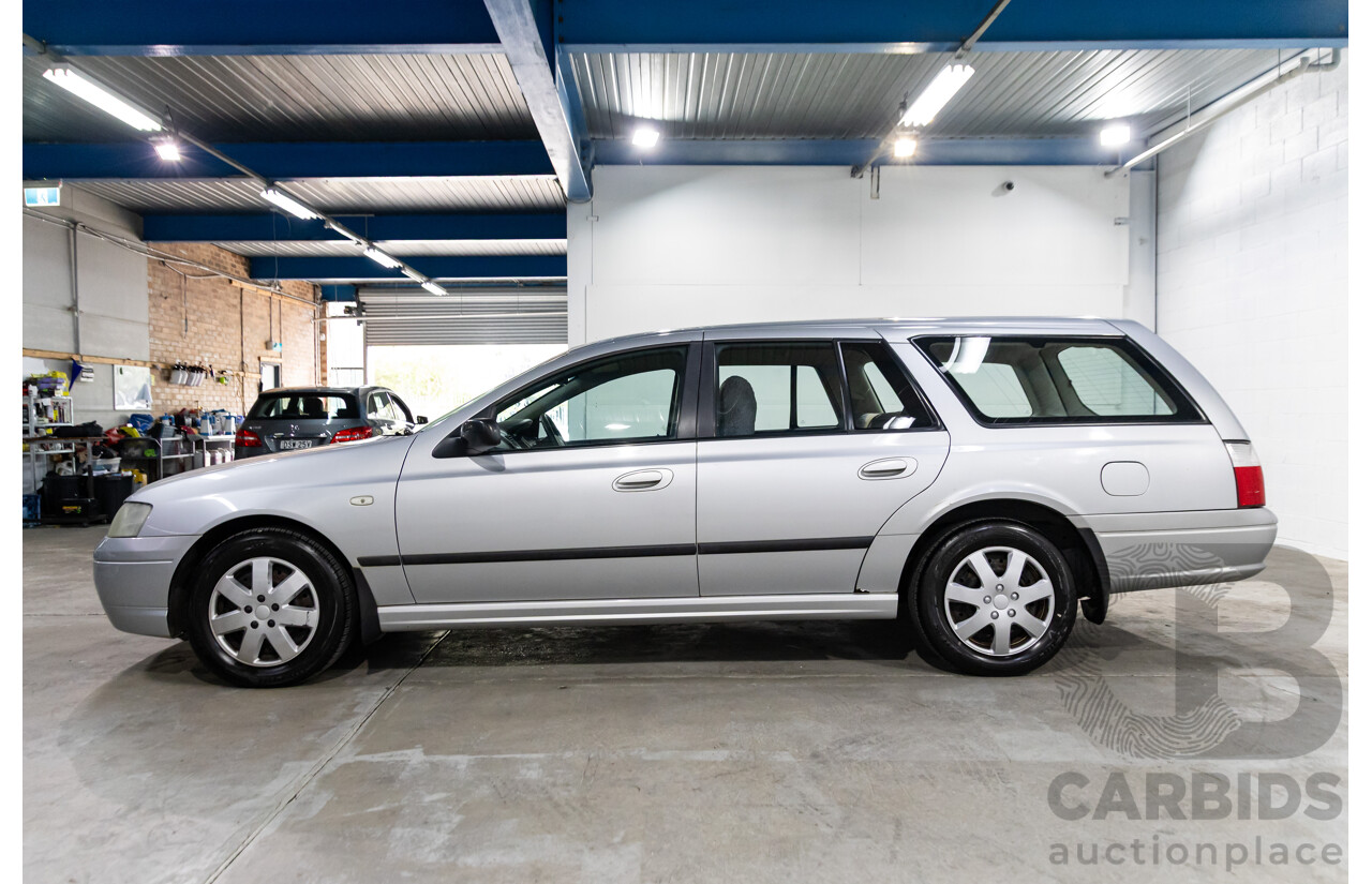 4/2004 Ford Falcon XT BA 4d Wagon Lightning Strike Silver Metallic 4.0L