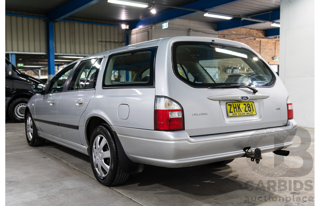 4/2004 Ford Falcon XT BA 4d Wagon Lightning Strike Silver Metallic 4.0L