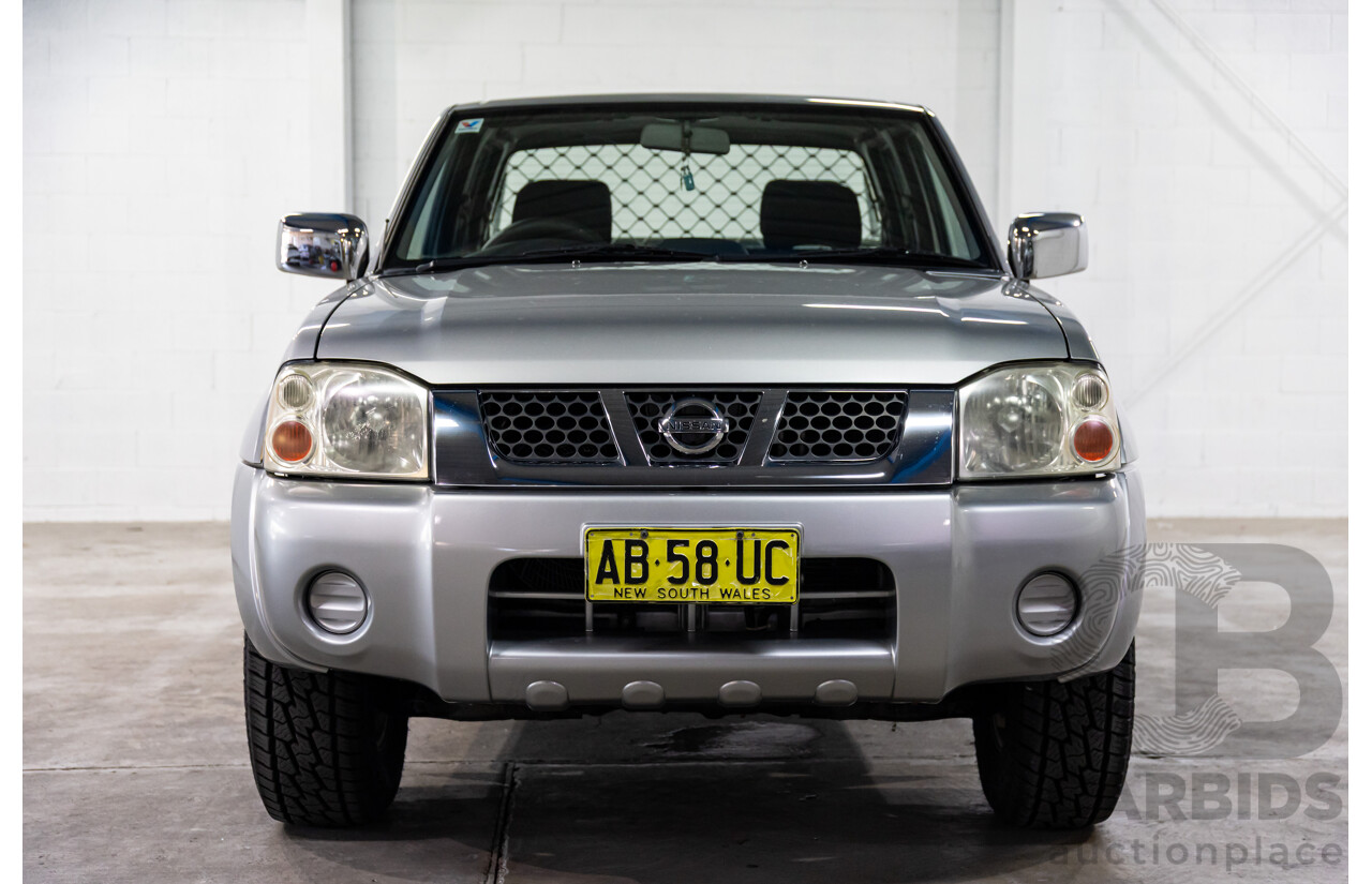 7/2004 Nissan Navara ST-R (4x4) D22 Dual Cab P/Up Sierra Silver Metallic Turbo Diesel 3.0L