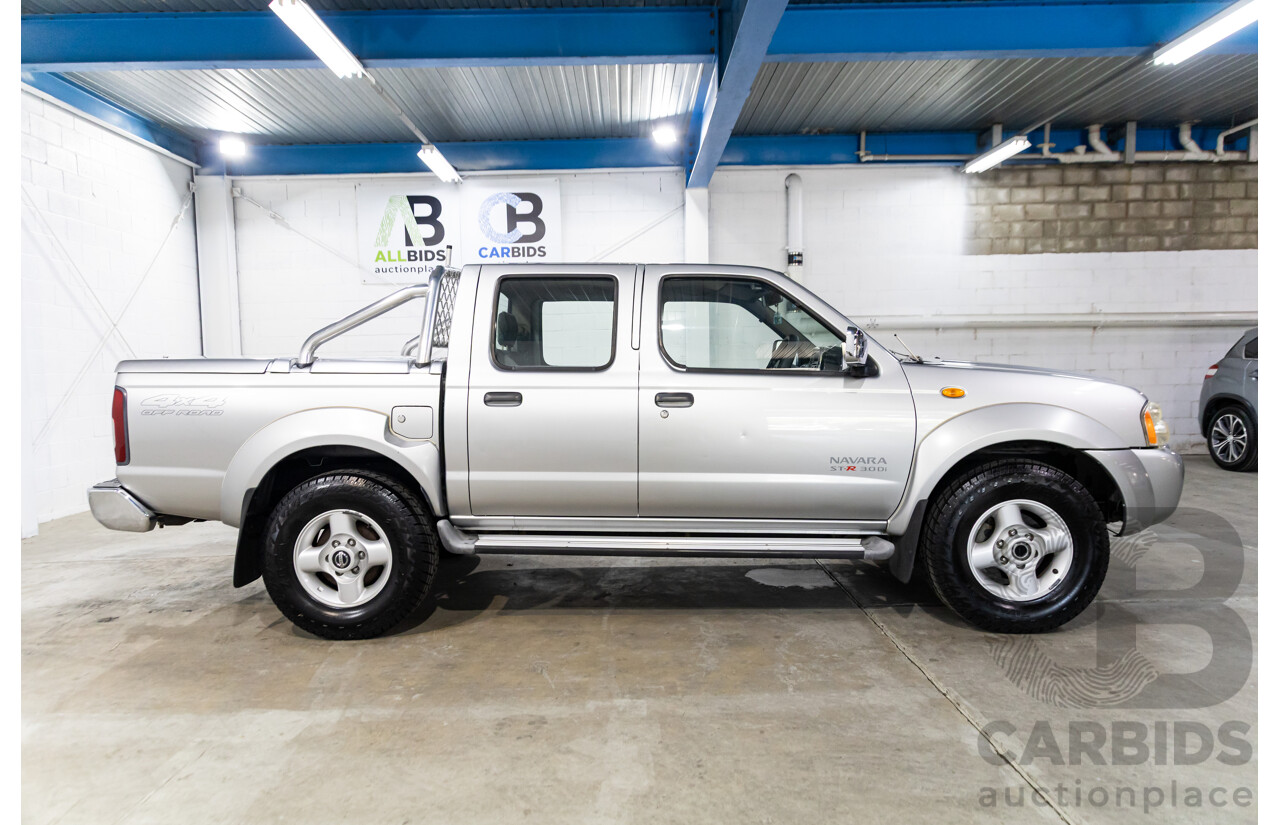 7/2004 Nissan Navara ST-R (4x4) D22 Dual Cab P/Up Sierra Silver Metallic Turbo Diesel 3.0L