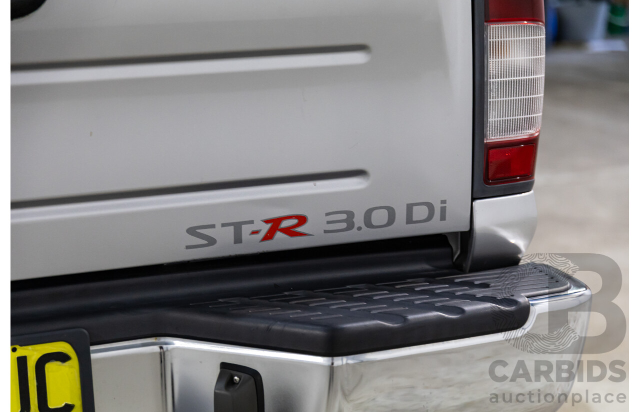 7/2004 Nissan Navara ST-R (4x4) D22 Dual Cab P/Up Sierra Silver Metallic Turbo Diesel 3.0L