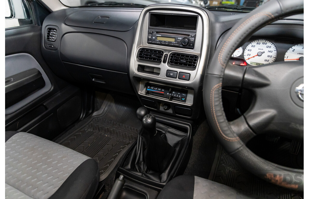 7/2004 Nissan Navara ST-R (4x4) D22 Dual Cab P/Up Sierra Silver Metallic Turbo Diesel 3.0L