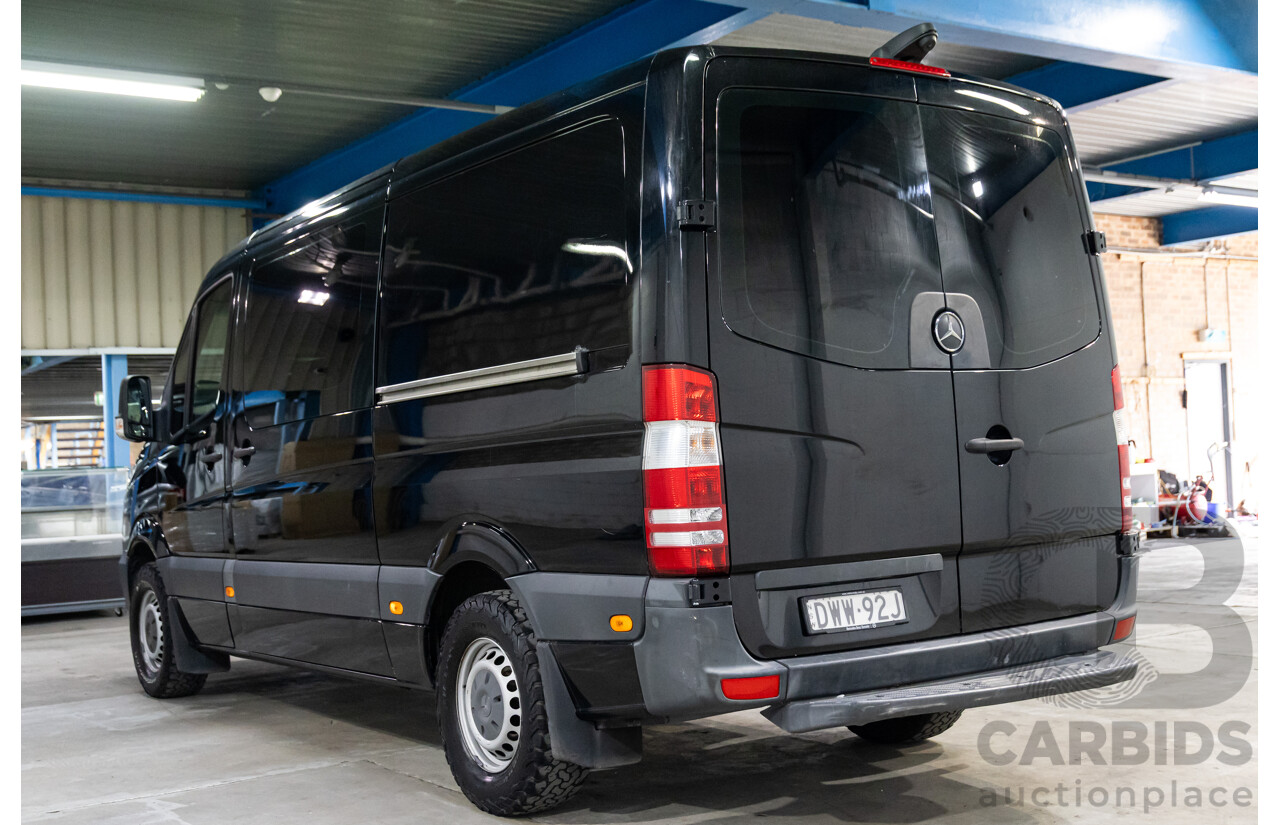06/2018 Mercedes-Benz Sprinter 316CDI VS30 LWB (RWD) High Roof 907 2D Van Obsidian Black Metallic 2.1L