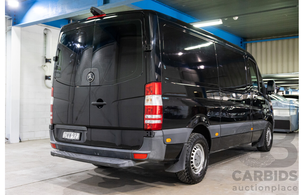 06/2018 Mercedes-Benz Sprinter 316CDI VS30 LWB (RWD) High Roof 907 2D Van Obsidian Black Metallic 2.1L