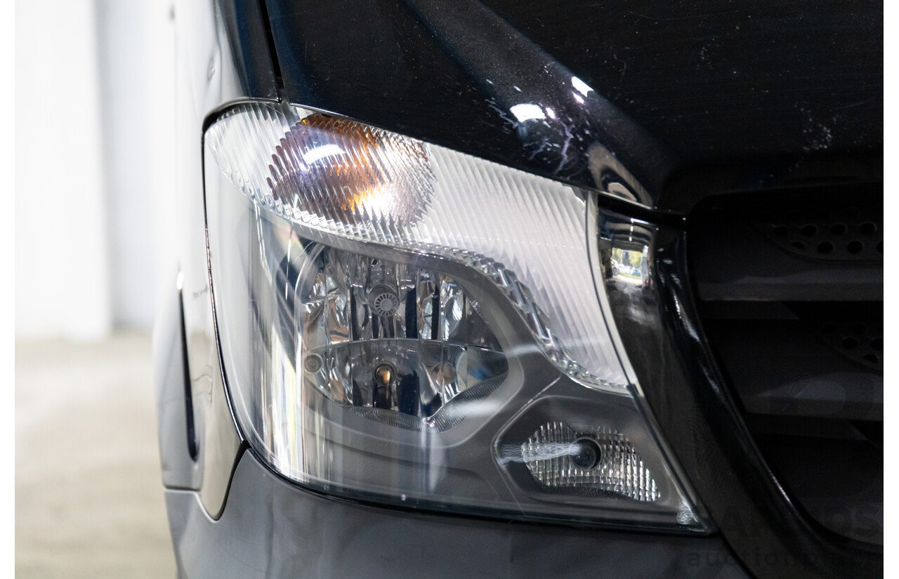 06/2018 Mercedes-Benz Sprinter 316CDI VS30 LWB (RWD) High Roof 907 2D Van Obsidian Black Metallic 2.1L