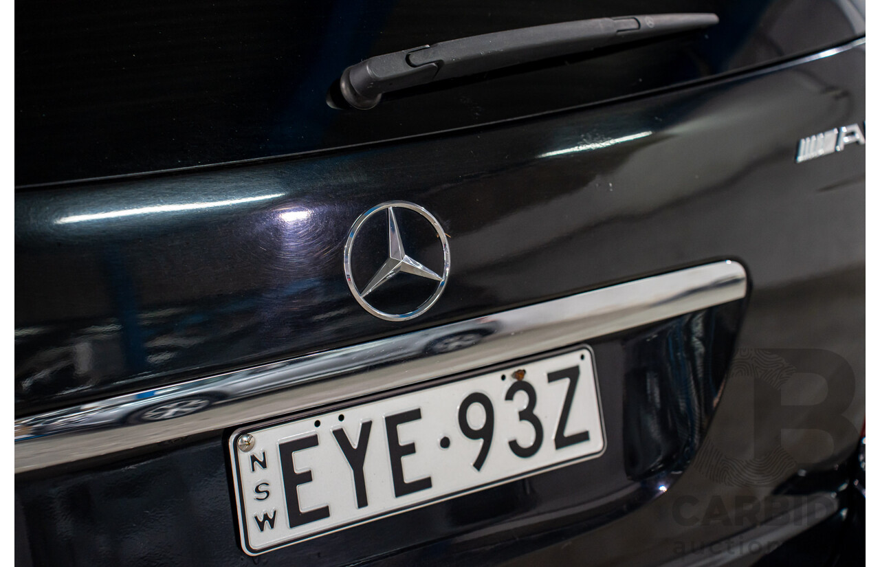 11/2008 Mercedes-Benz ML 63 AMG (4x4) W164 MY09 4d Wagon Obsidian Black Metalllic V8 6.2L