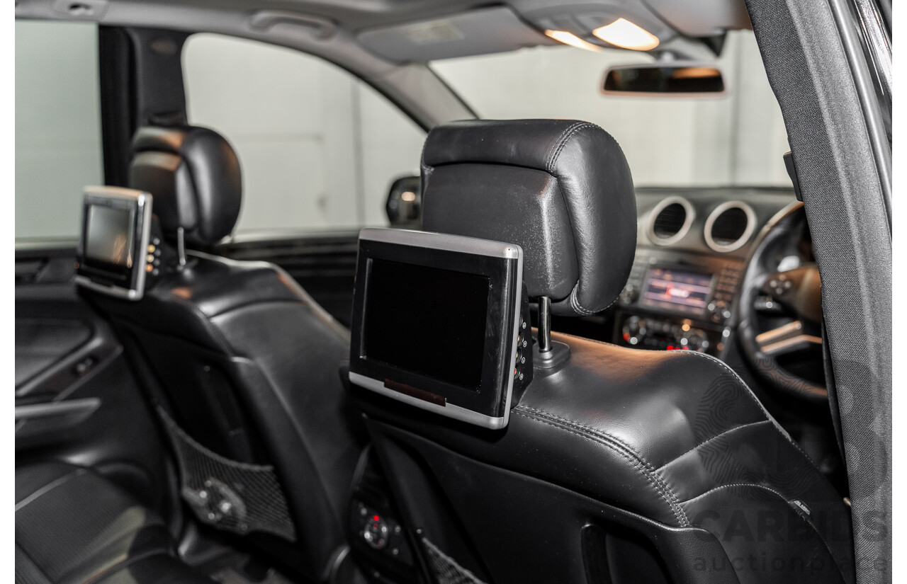 11/2008 Mercedes-Benz ML 63 AMG (4x4) W164 MY09 4d Wagon Obsidian Black Metalllic V8 6.2L