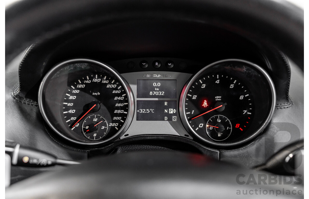 11/2008 Mercedes-Benz ML 63 AMG (4x4) W164 MY09 4d Wagon Obsidian Black Metalllic V8 6.2L