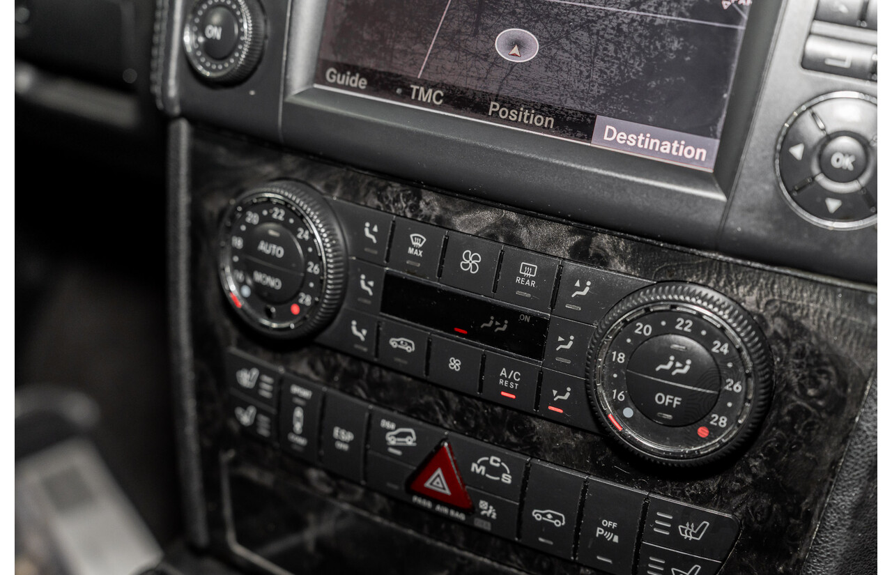 11/2008 Mercedes-Benz ML 63 AMG (4x4) W164 MY09 4d Wagon Obsidian Black Metalllic V8 6.2L