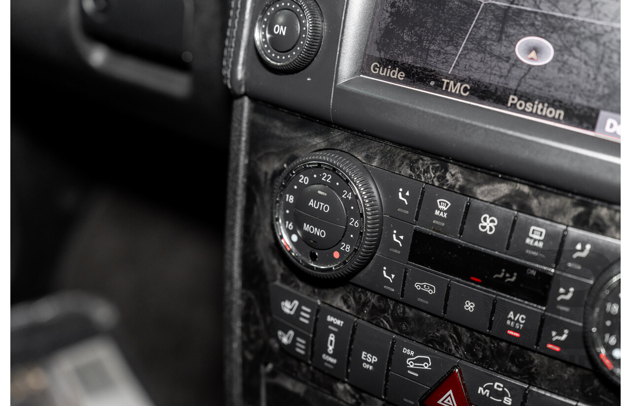 11/2008 Mercedes-Benz ML 63 AMG (4x4) W164 MY09 4d Wagon Obsidian Black Metalllic V8 6.2L