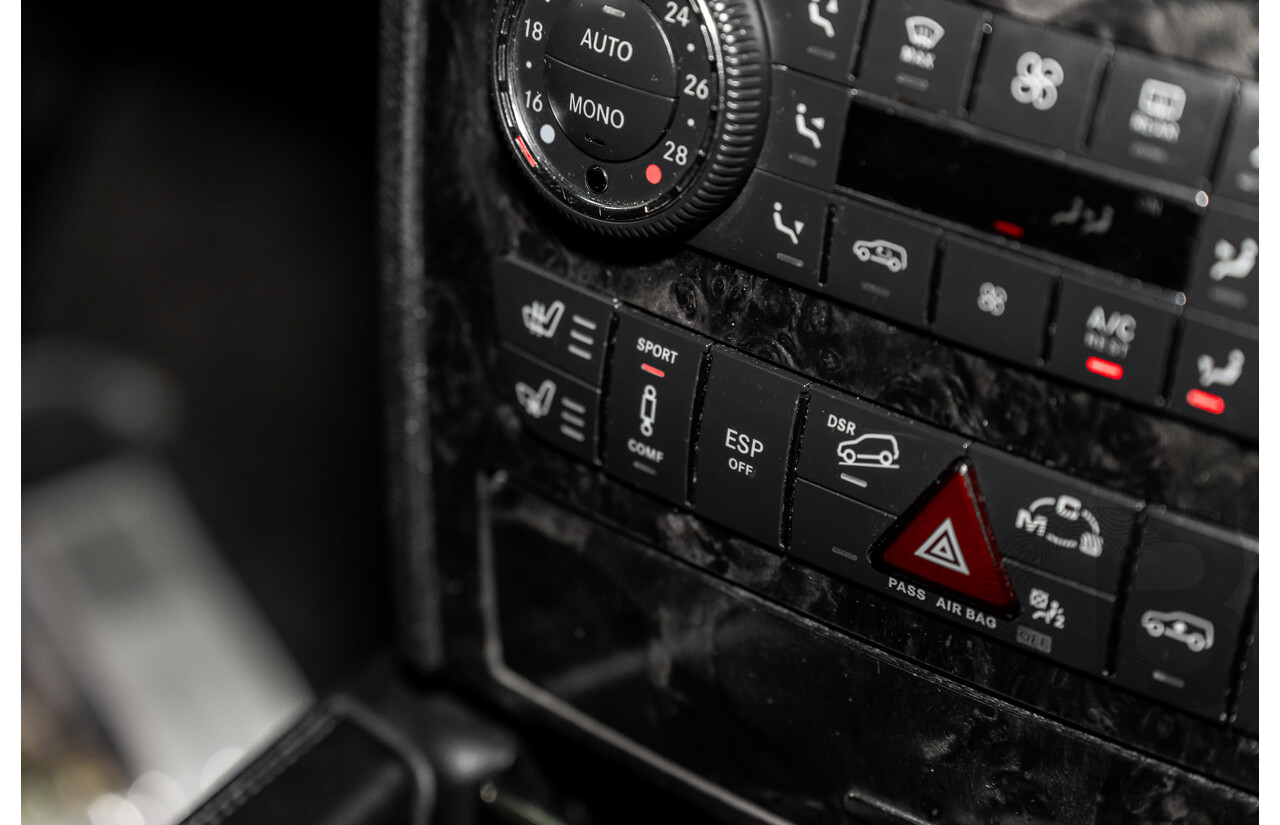 11/2008 Mercedes-Benz ML 63 AMG (4x4) W164 MY09 4d Wagon Obsidian Black Metalllic V8 6.2L