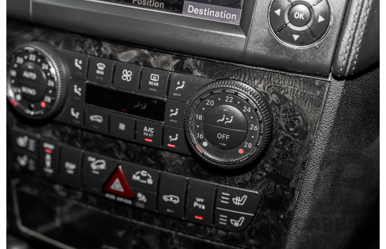 11/2008 Mercedes-Benz ML 63 AMG (4x4) W164 MY09 4d Wagon Obsidian Black Metalllic V8 6.2L