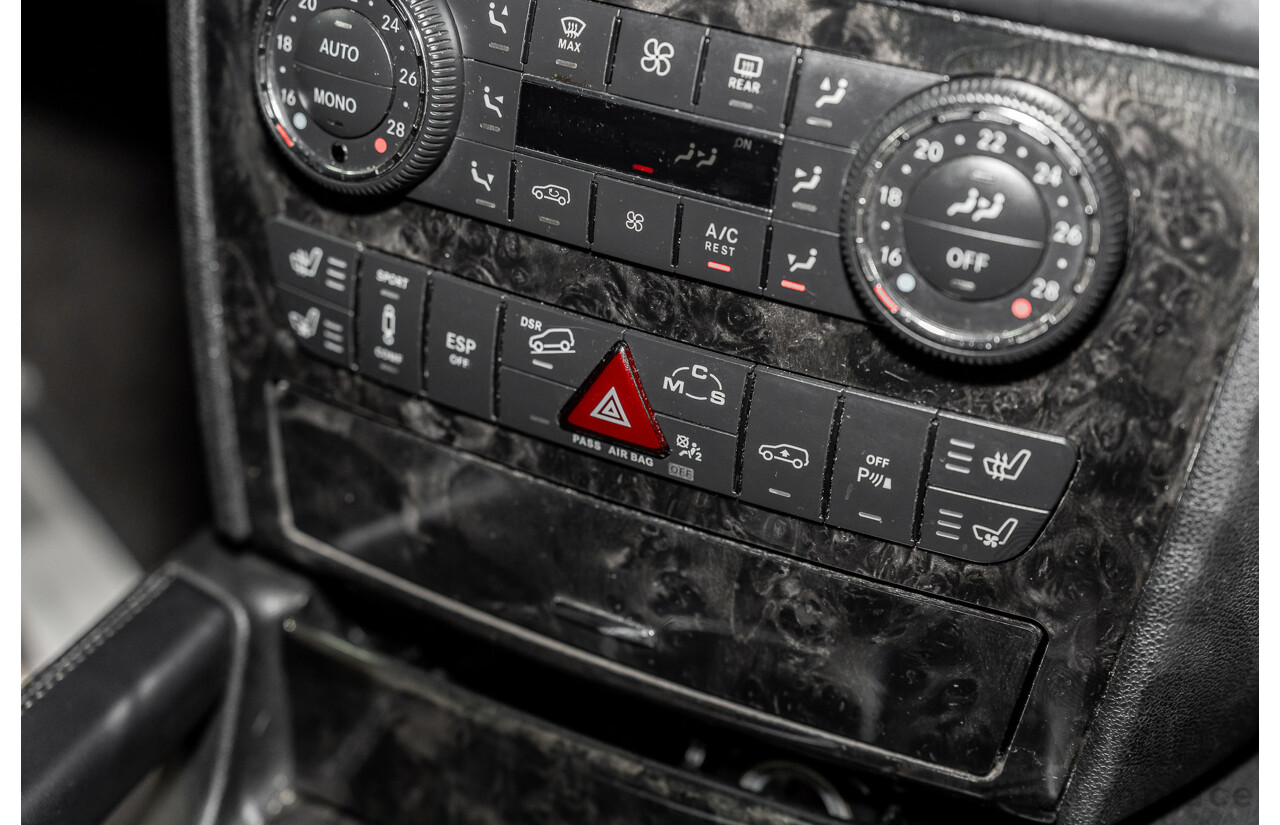 11/2008 Mercedes-Benz ML 63 AMG (4x4) W164 MY09 4d Wagon Obsidian Black Metalllic V8 6.2L