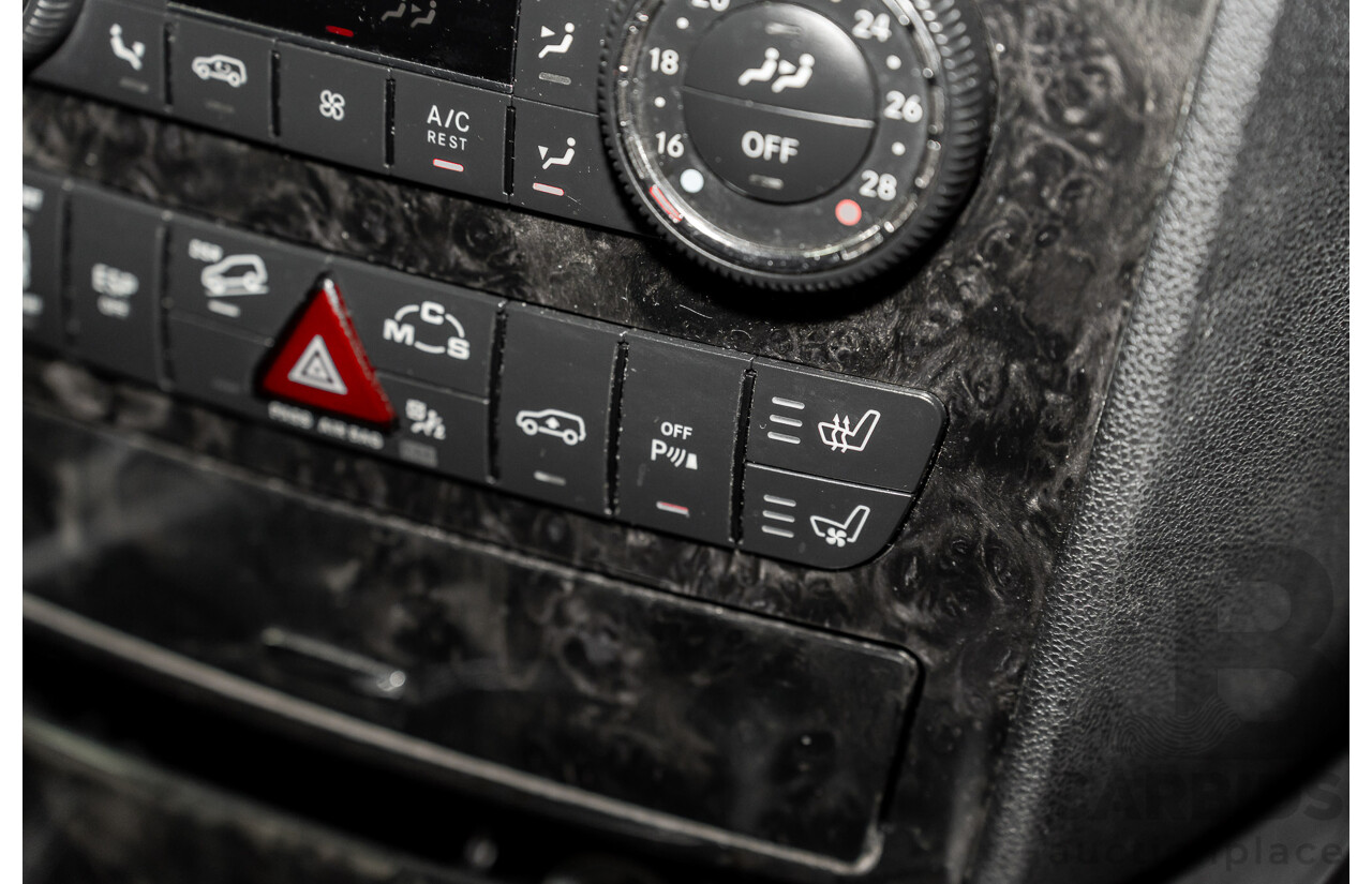 11/2008 Mercedes-Benz ML 63 AMG (4x4) W164 MY09 4d Wagon Obsidian Black Metalllic V8 6.2L