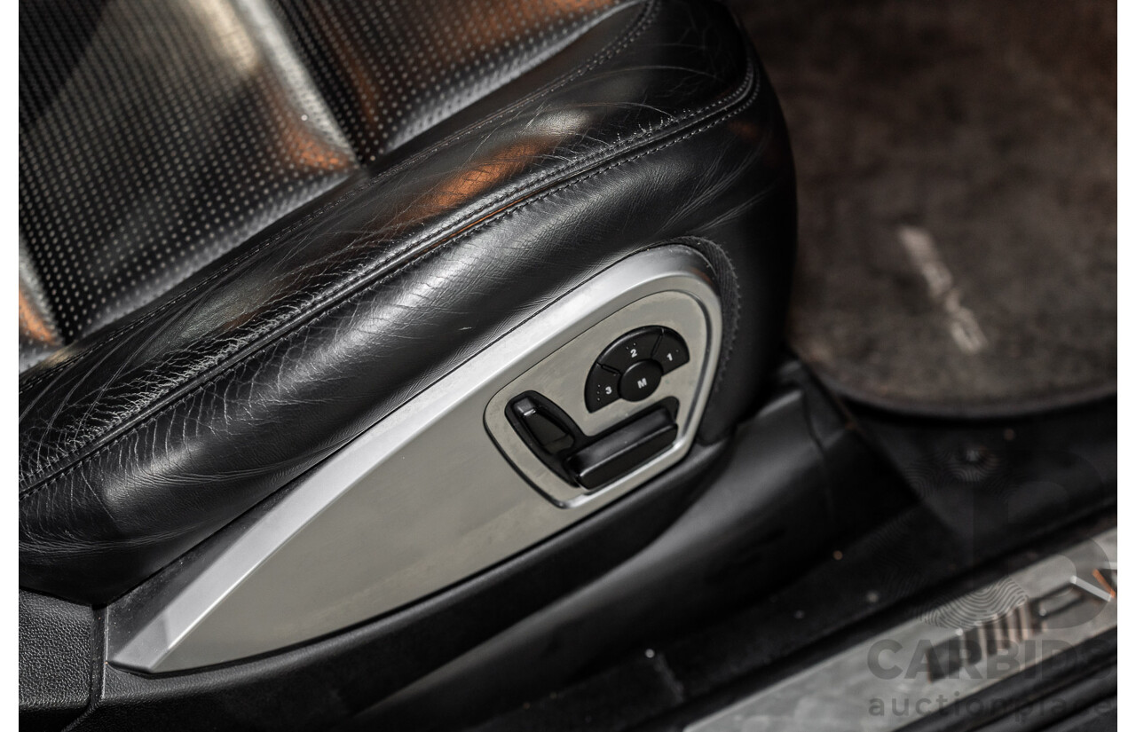 11/2008 Mercedes-Benz ML 63 AMG (4x4) W164 MY09 4d Wagon Obsidian Black Metalllic V8 6.2L