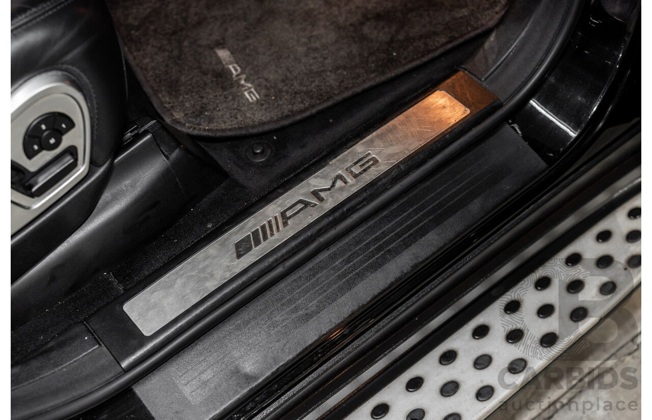 11/2008 Mercedes-Benz ML 63 AMG (4x4) W164 MY09 4d Wagon Obsidian Black Metalllic V8 6.2L