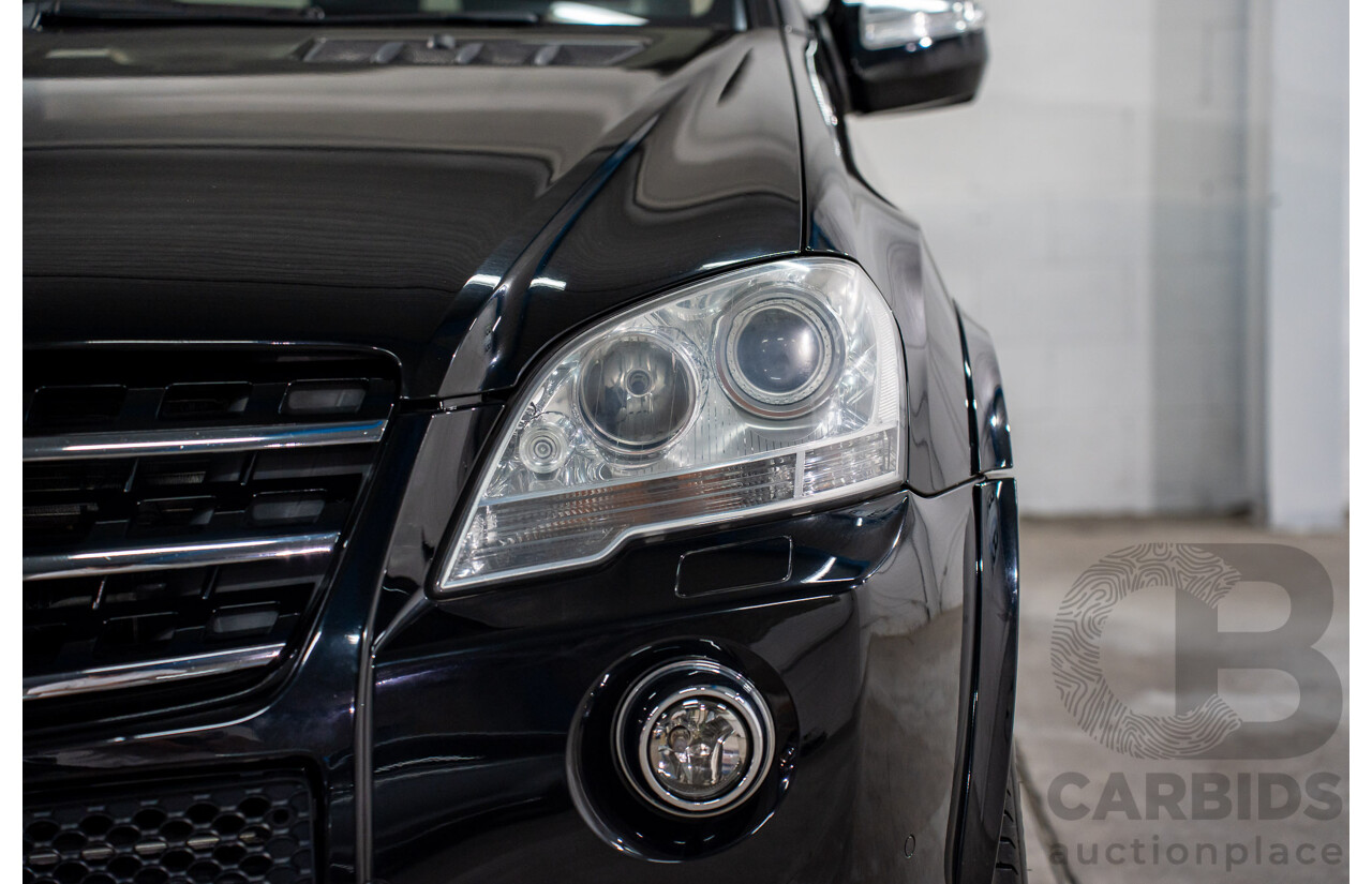11/2008 Mercedes-Benz ML 63 AMG (4x4) W164 MY09 4d Wagon Obsidian Black Metalllic V8 6.2L