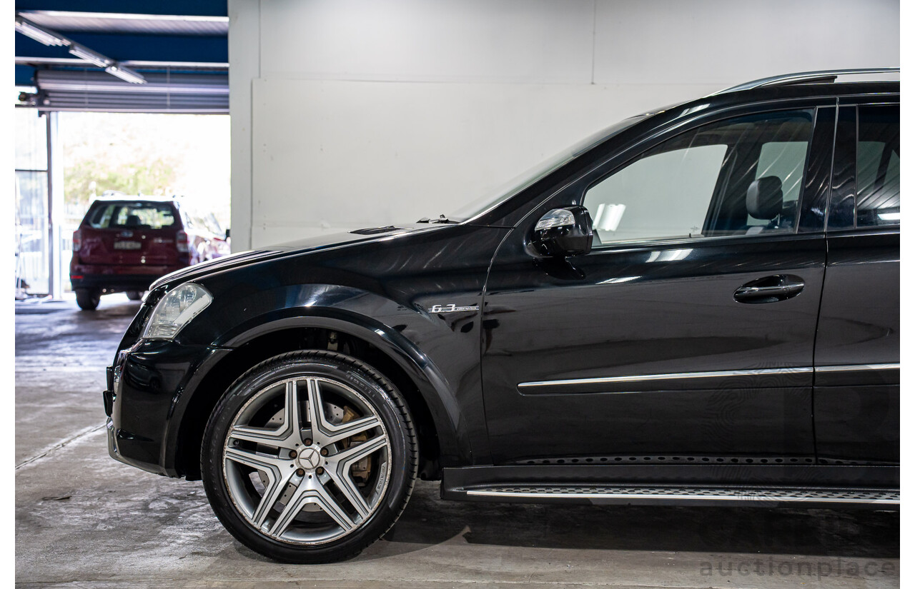 11/2008 Mercedes-Benz ML 63 AMG (4x4) W164 MY09 4d Wagon Obsidian Black Metalllic V8 6.2L
