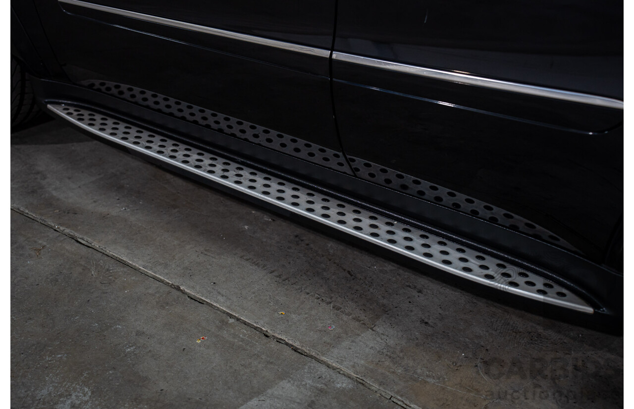 11/2008 Mercedes-Benz ML 63 AMG (4x4) W164 MY09 4d Wagon Obsidian Black Metalllic V8 6.2L