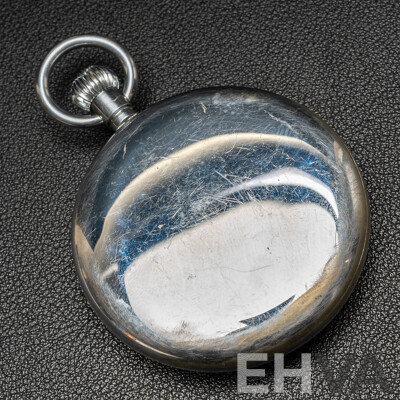 Vintage 'Unicorn' Swiss 15 Jewel Incabloc Pocket Watch - Circa 1950's