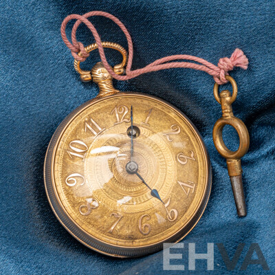 Vintage 18ct Yellow Gold Pocket Watch - 64.32gms