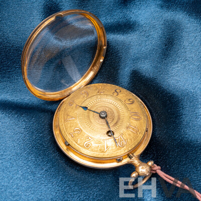 Vintage 18ct Yellow Gold Pocket Watch - 64.32gms