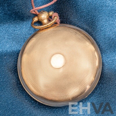 Vintage 18ct Yellow Gold Pocket Watch - 64.32gms