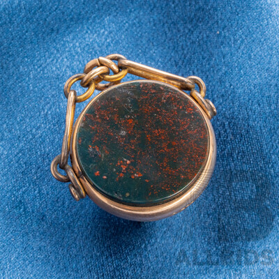 Vintage 9ct Rose Gold Pocket Watch Medallion - 10.18gms