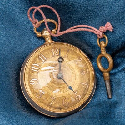 Vintage 18ct Yellow Gold Pocket Watch - 64.32gms